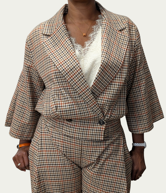 Blazer à carreaux - SUMMUM